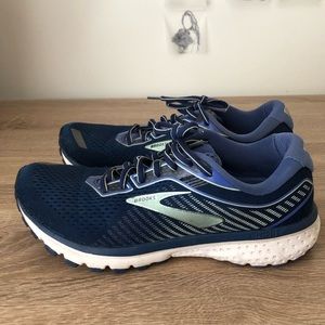 Brooks Running Shoe - Size 8.5- Ghost 12 - Peacoat/Blue/Aqua Used